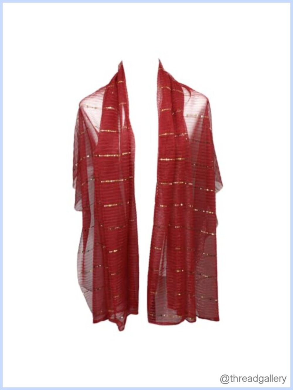 Sequin Women's Bandana, Sparkle Mesh Scarf for Evening Dresses